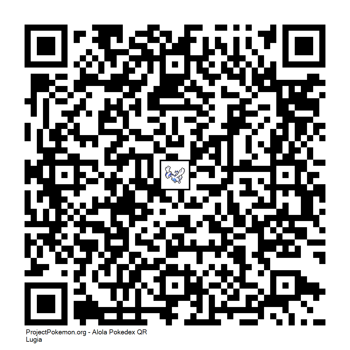 Cdigo QR de Lugia
